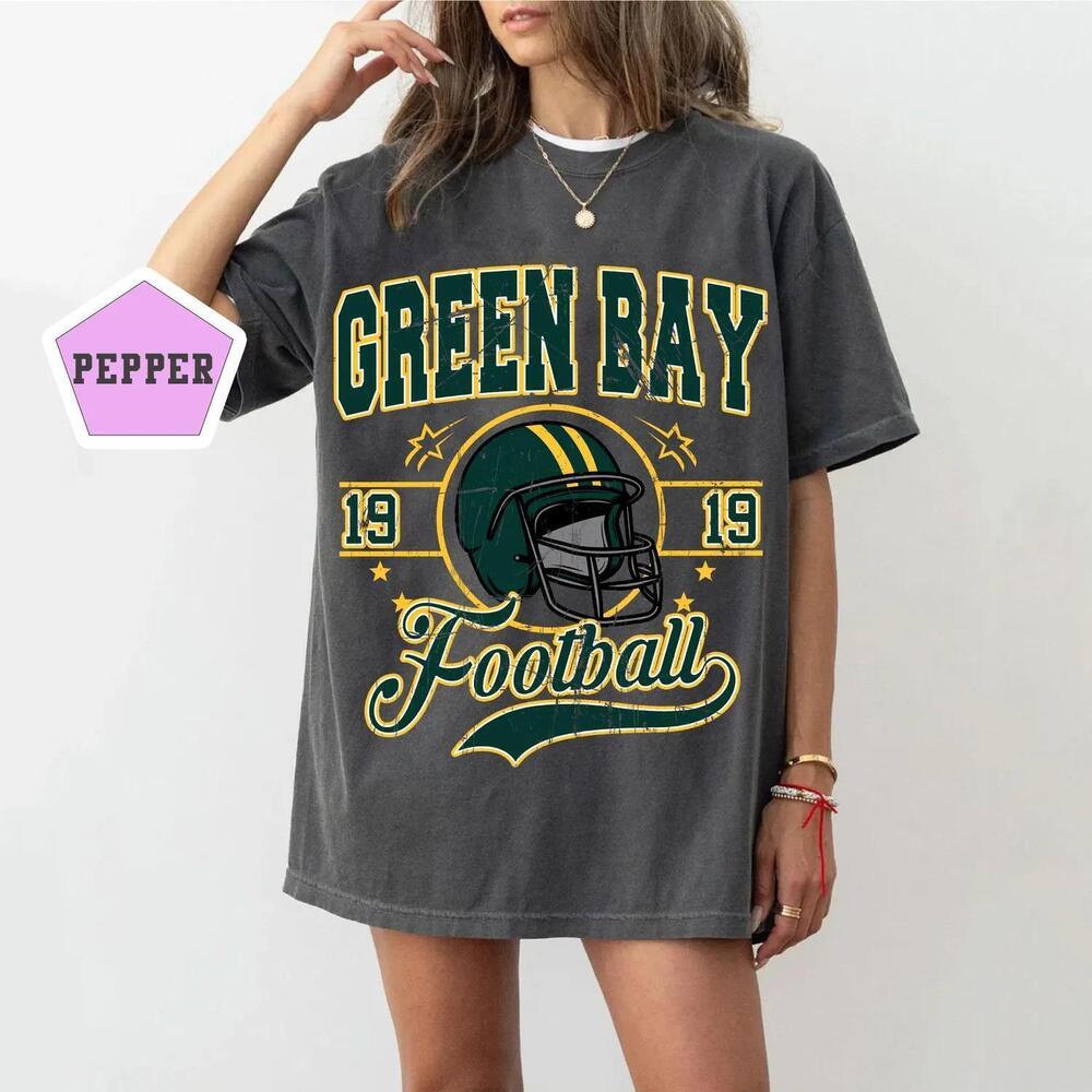 Green Bay Football Titletown Club Game Day Classic Sports Apparel Fan Gift Tee